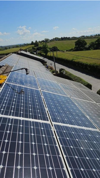 Solar panel cleaning project